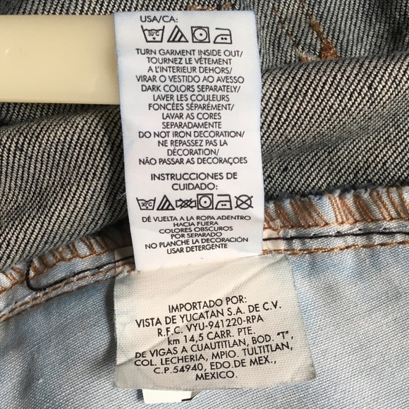 Calvin Klein Jeans Cut-offs Dark Wash Womens 29/8 - Picture 15 of 16